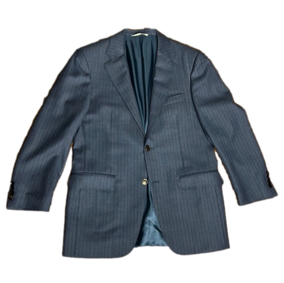 Men's Canali navy blue suit jacket - Picture 1 of 16